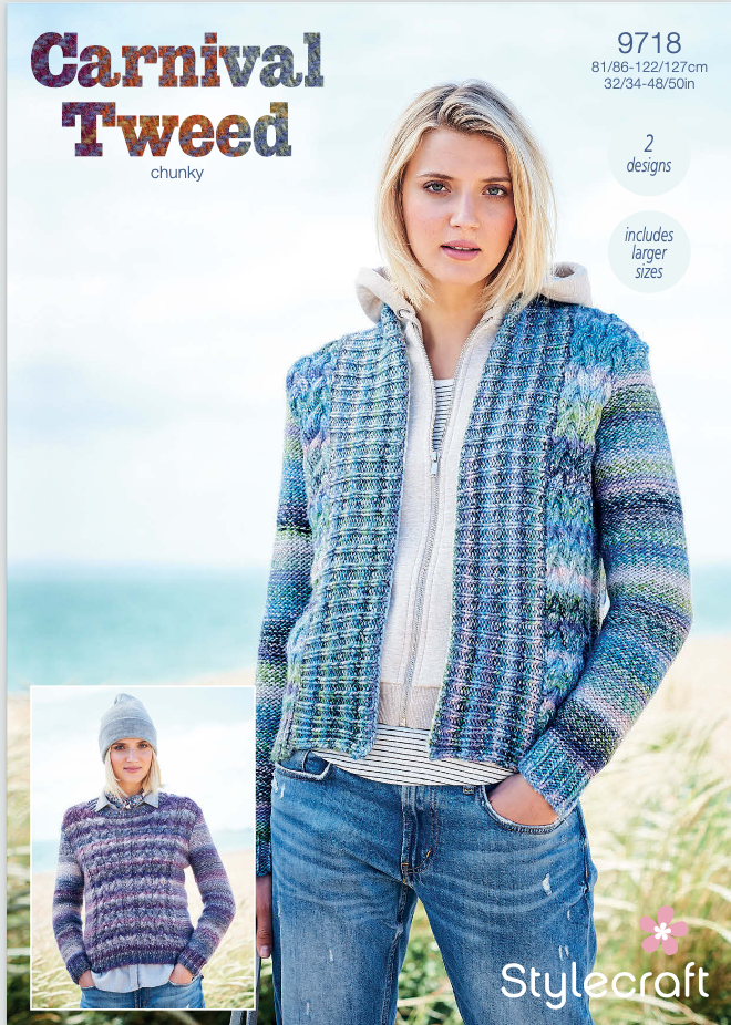 Stylecraft Pattern Carnival Tweed Chunky 9718 (download) product image