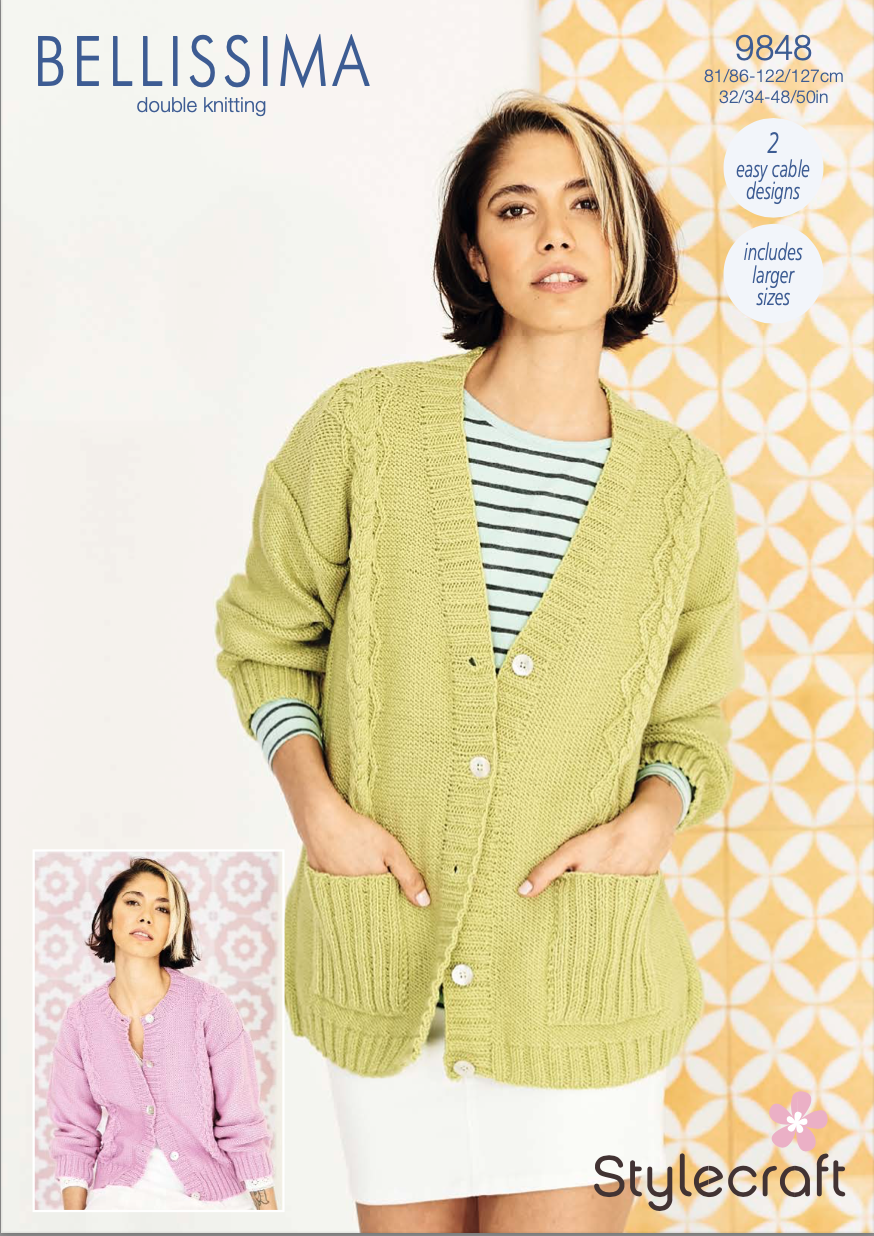 Stylecraft Pattern Bellissima DK 9848 (download) - Love Wool