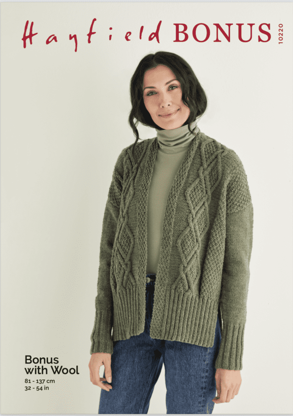 Sirdar Hayfield Aran Tweed Pattern 10220 (Free Download)