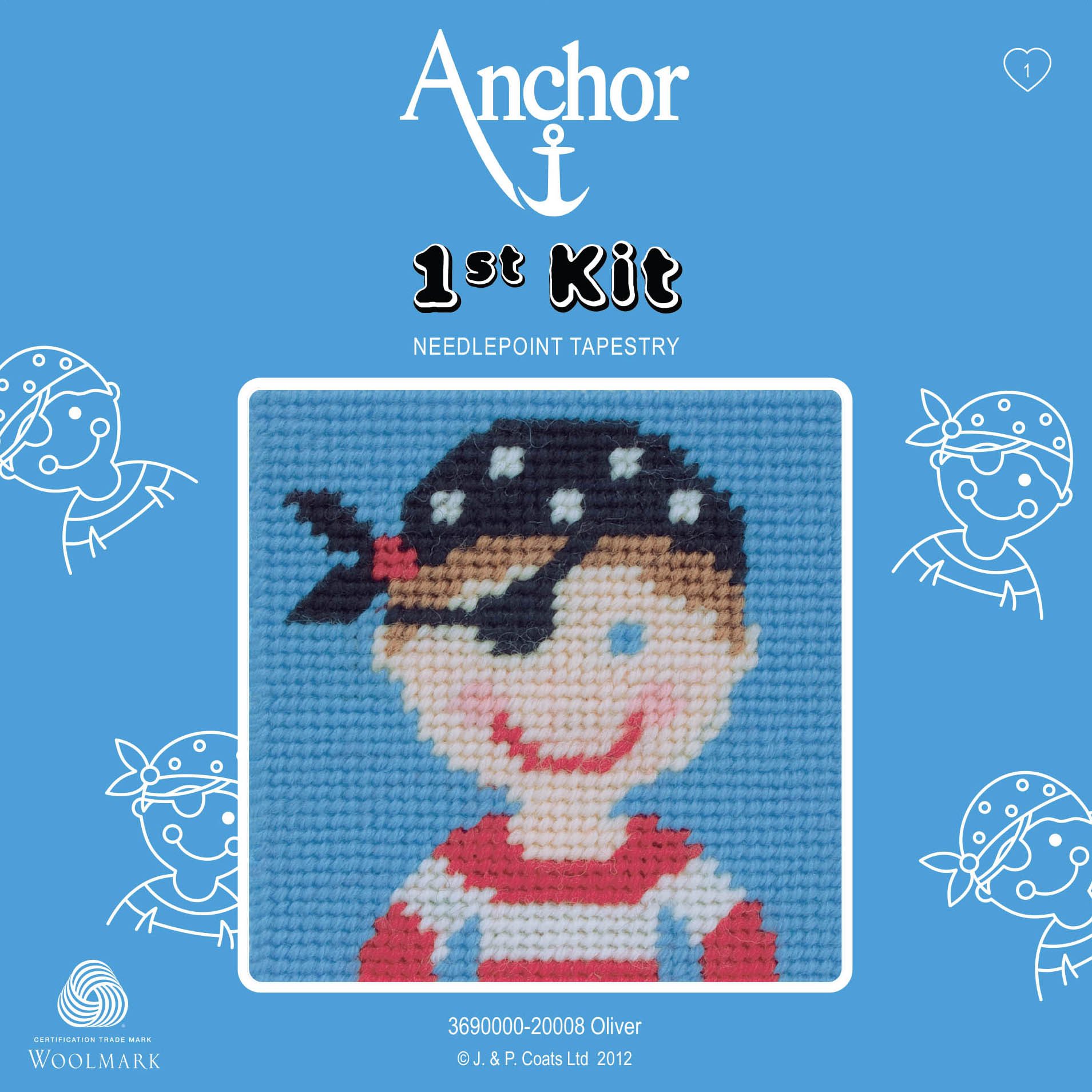 Anchor 1st Tapestry Kit – Pirate product image