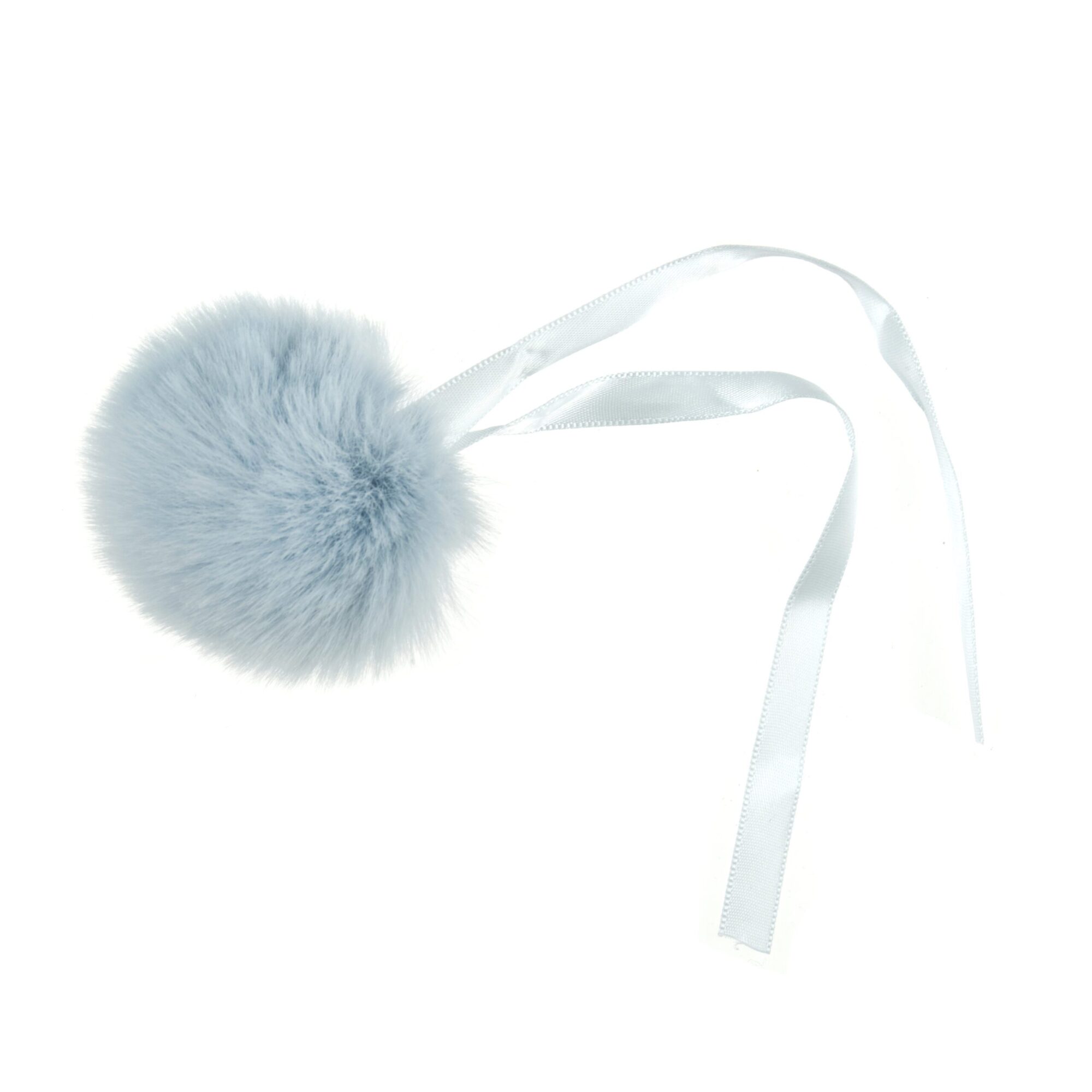 Medium Faux Fur Pom Pom 6cm - Light Blue product image