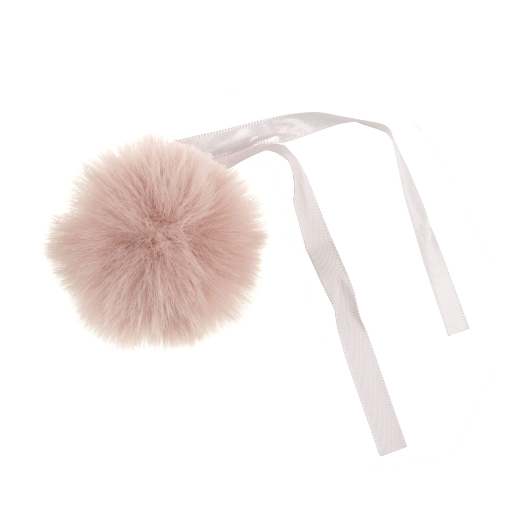 Medium Faux Fur Pom Pom 6cm - Light Pink product image