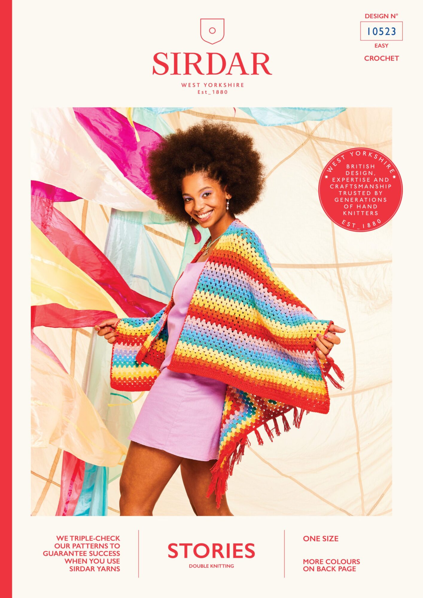 Sirdar Stories Festival 10523 Glasto Poncho Pattern (download) product image