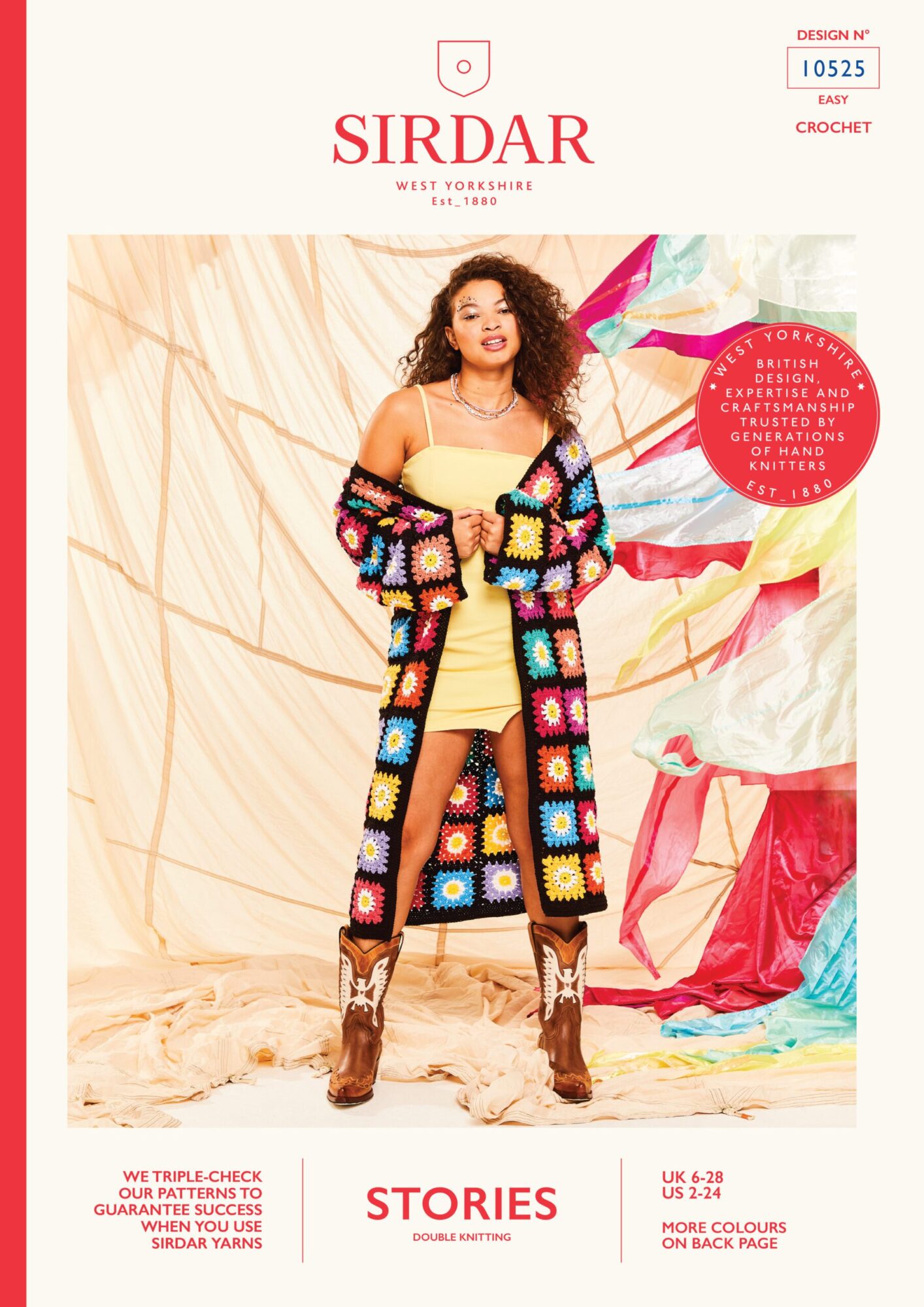 Sirdar Stories Festival 10525 Coat'chella Jacket Pattern (download) product image