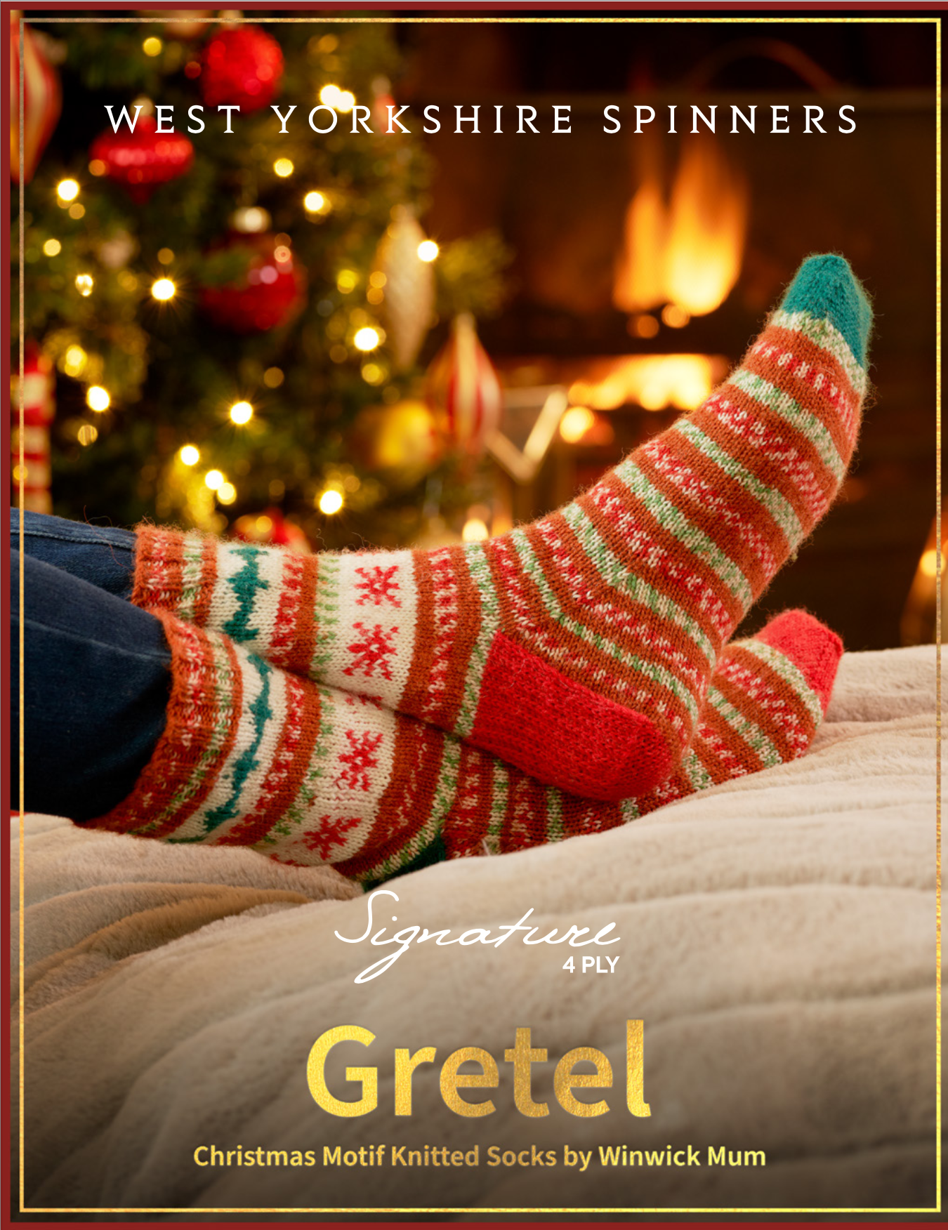 WYS Signature 4ply Gretel Knitted Socks Pattern (free download) product image