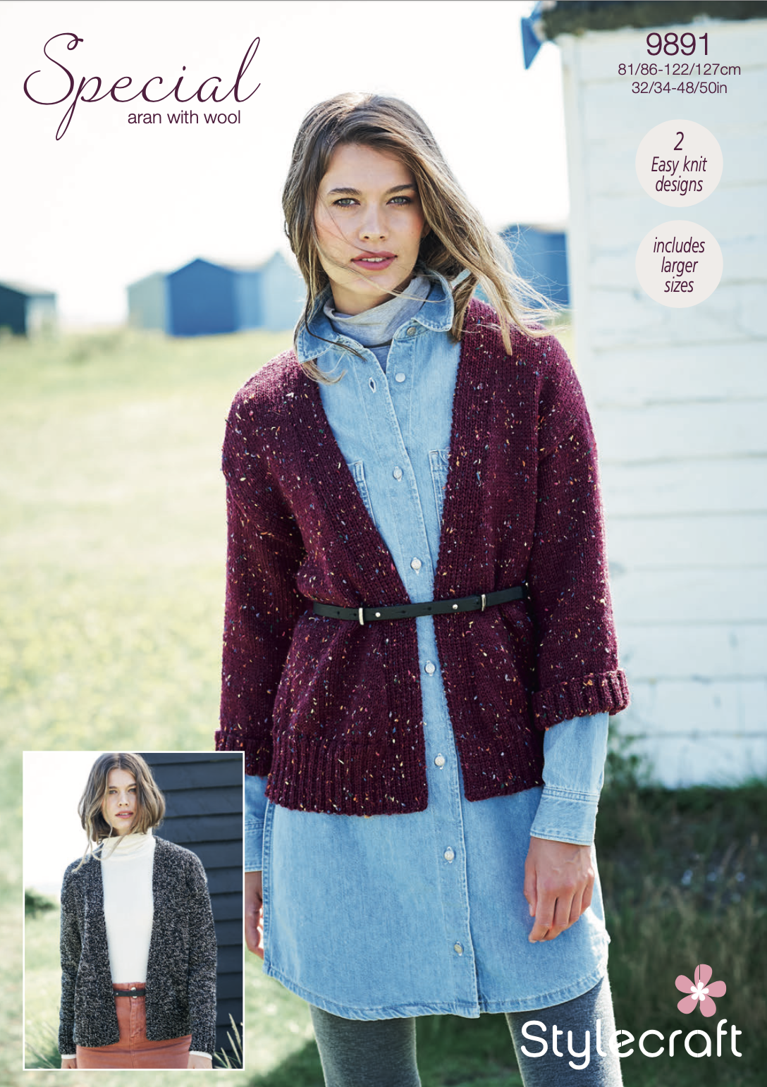 Stylecraft Pattern Special Aran With Wool 9891 (download) product image