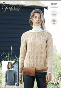 Stylecraft Pattern Special Aran With Wool 9892 (download) product image