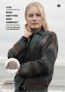 Rico Knitting Idea Compact 1133 Cardigan in Creative Melange Aran Wonderball (download) product image
