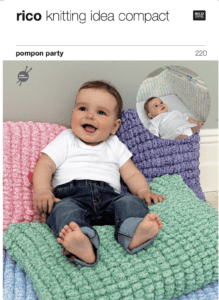 Rico Knitting Idea Compact 220 Baby Cushion & Blanket in PomPon (download) product image