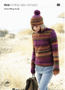 Rico Knitting Idea Compact 360 Sweater & Scarf in Creative Melange Chunky (download) product image