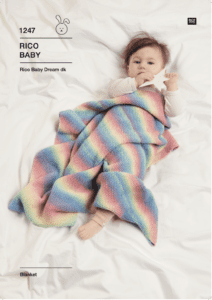 Rico Knitting Idea Compact 1247 Blanket in Baby Dream DK (download) product image
