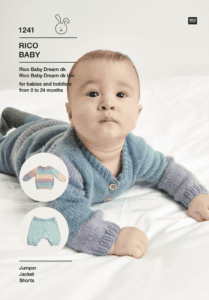Rico Knitting Idea Compact 1241 Jumper, Jacket & Shorts in Baby Dream DK (download) product image