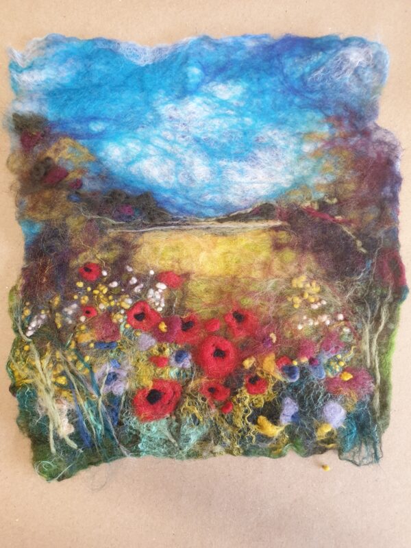 Felting Workshop with Textile Artist Andrea Hayes (Meadow Flowers) 10/05/25  10-1pm - Image 3