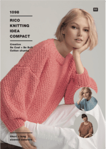Rico Knitting Idea Compact 1098 Short & Long Sleeve Sweater in So Cool + So Soft (download) product image