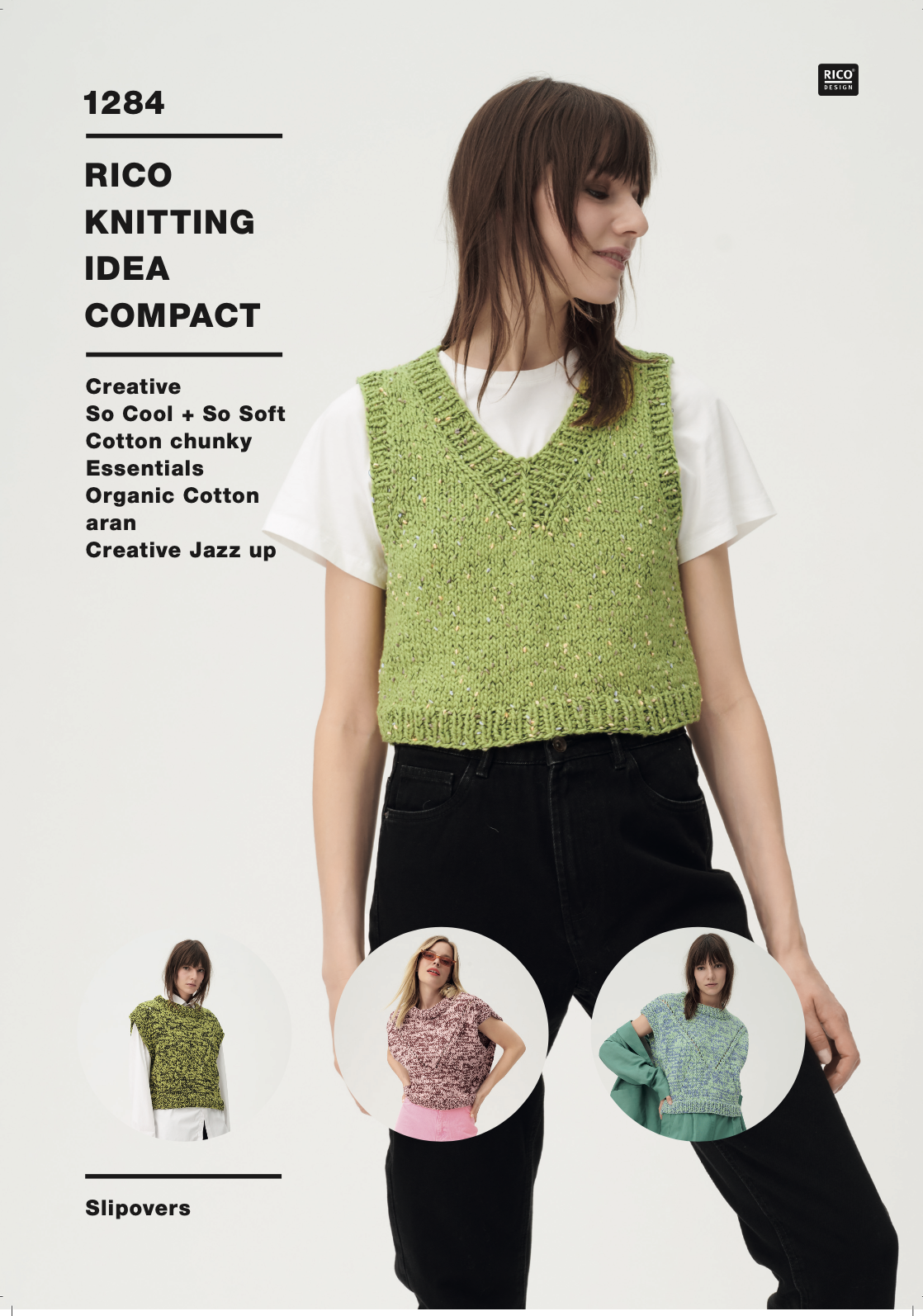 Rico Knitting Idea Compact 1284 Slipover in So Cool + So Soft (download) product image
