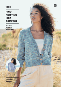 Rico Knitting Idea Compact 1261 Cardigan & Sweater in Summer Sprinkles (download) product image