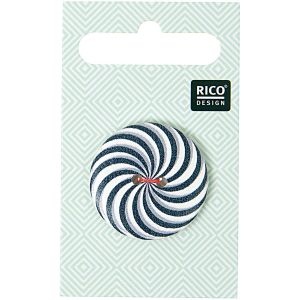 Rico Buttons – Black & White Swirl product image