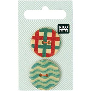 Rico Buttons – ‘Grafic’ Print product image