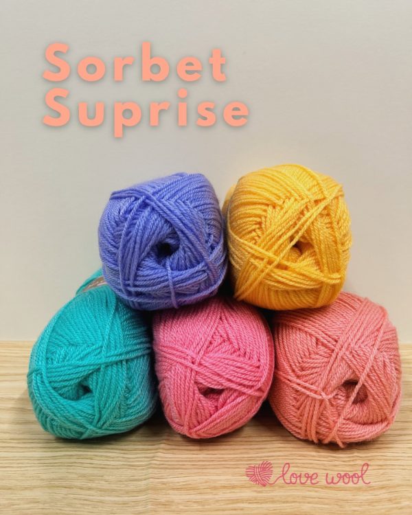 Colour Club 'Sorbet Surprise' Yarn Pack'