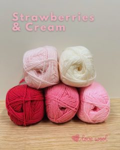 Colour Club ‘Strawberries & Cream’ Yarn Pack product image