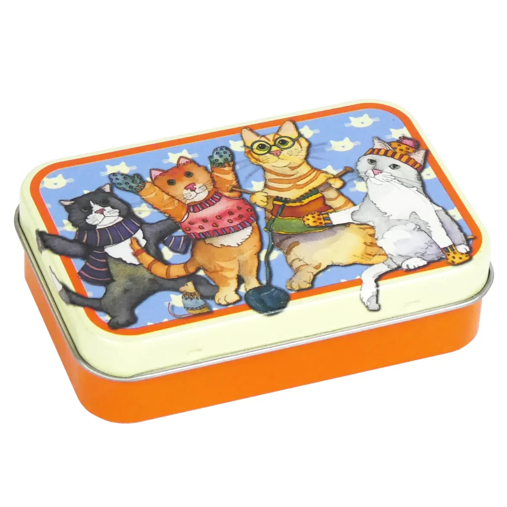 Emma Ball - Kittens In Mittens Mini Rectangular Tin product image