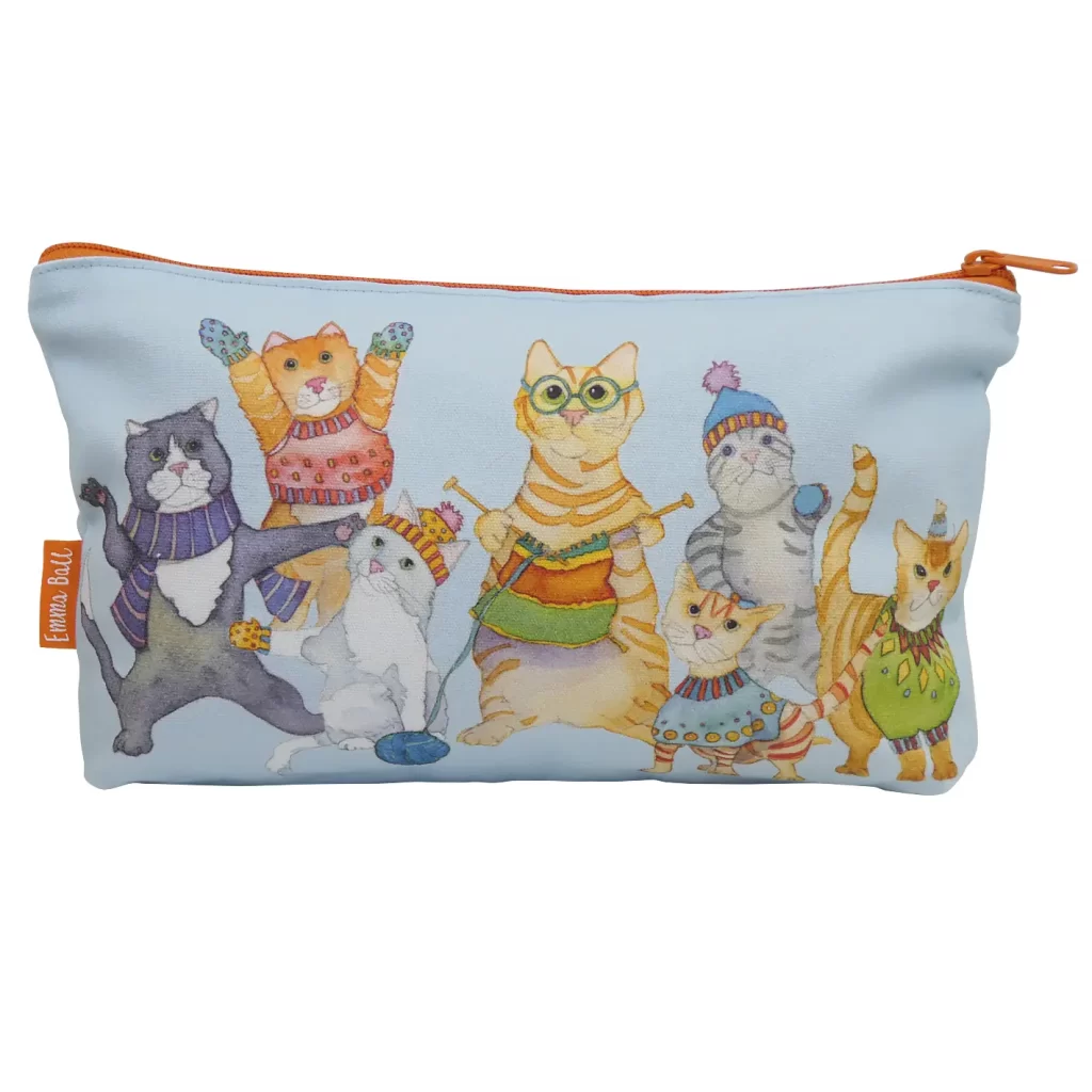 Emma Ball - Kittens In Mittens Zipped Pouch product image