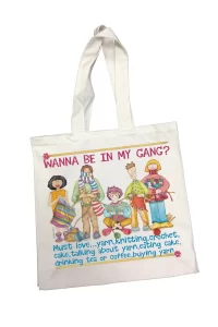 Emma Ball – Wanna Be In My Gang?… Cotton Canvas Bag product image