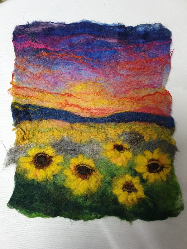 Felting Workshop with Textile Artist Andrea Hayes (Sunflower Fields) 07/06/25  10am-1pm - Image 3