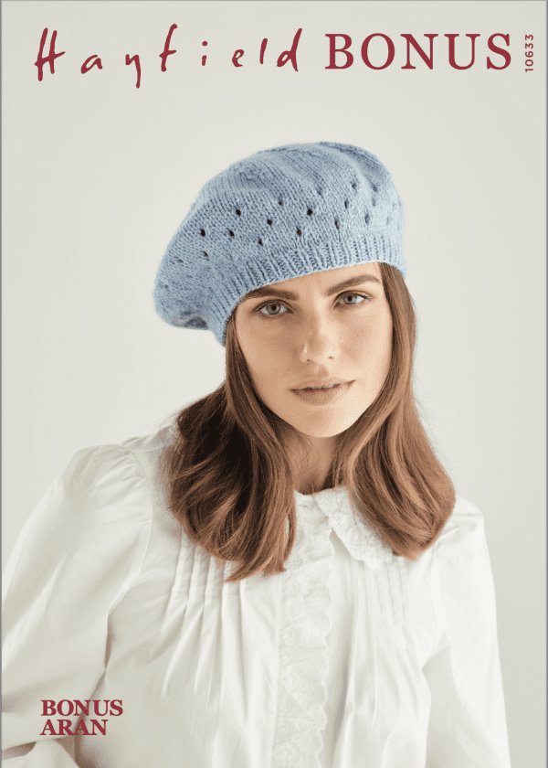 Sirdar Bonus Aran Beret Pattern 10633 (free download)