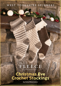 WYS Fleece Christmas Eve Crochet Stockings (Free Download) product image