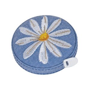 Hobby Gift Tape Measure: Embroidered: Denim Daisies product image