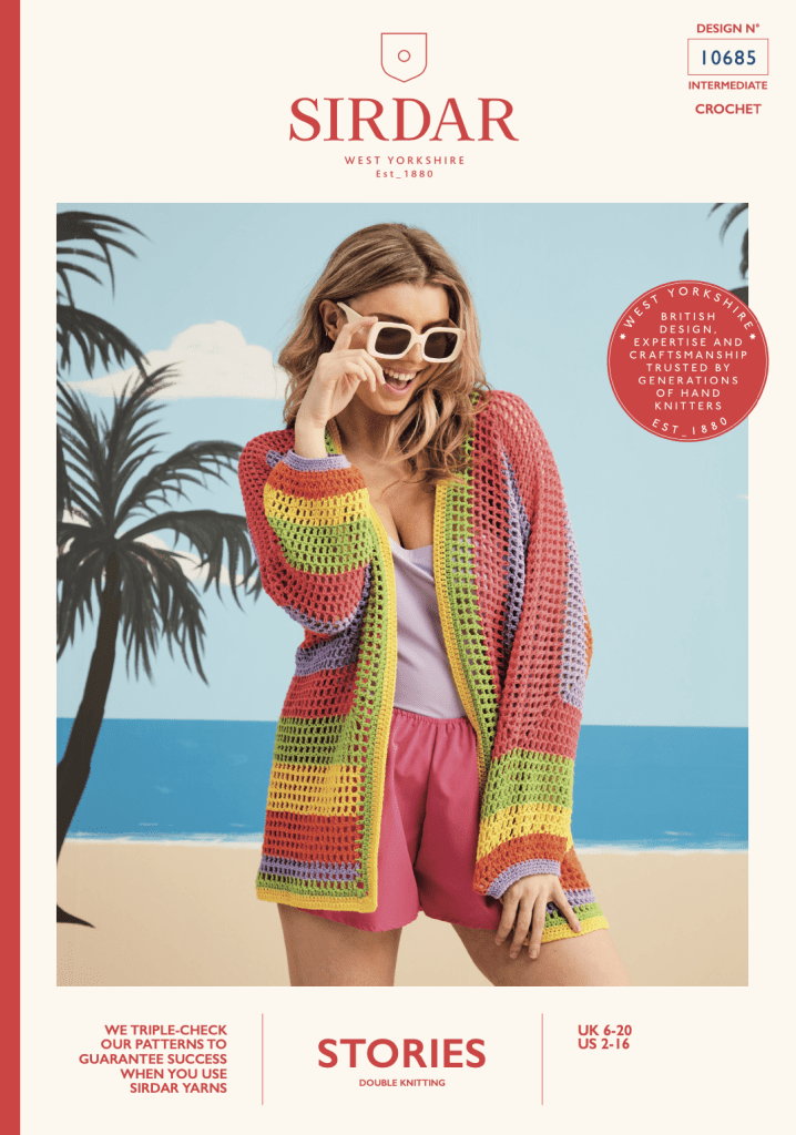 Sirdar Stories DK Key West Cover Up pattern 10685 (download) product image