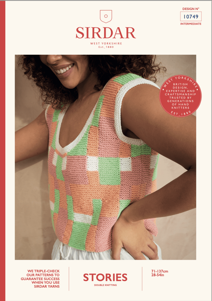Sirdar Stories DK Staycation Top pattern 10749 (download) product image