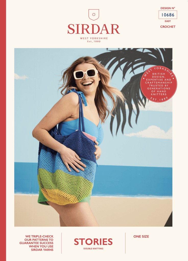 Sirdar Stories DK Malibu Beach Bag pattern 10686 (download) product image
