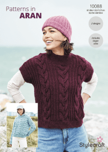 Stylecraft Grace & Impressions Pattern 10088 (download) product image