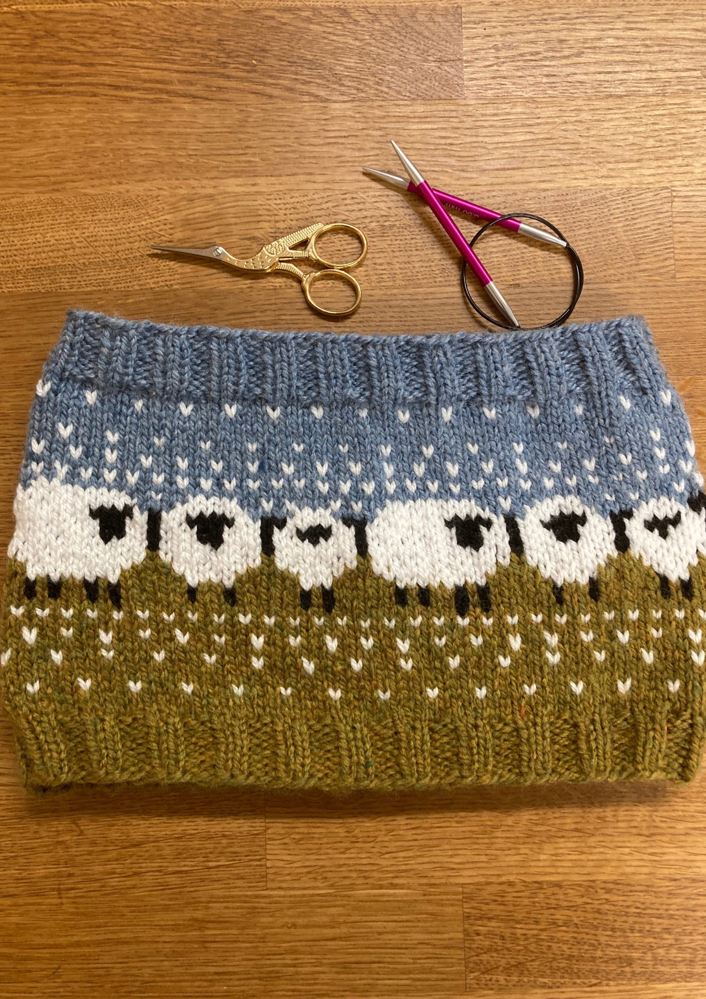 Fair Isle Sheep Cowl Workshop Saturday 12th & 19th October 2024 1.30–4pm [Sold Out] product image