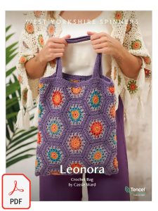 WYS Leonora Crochet Shawl & Bag Pattern – Elements DK (free download) product image