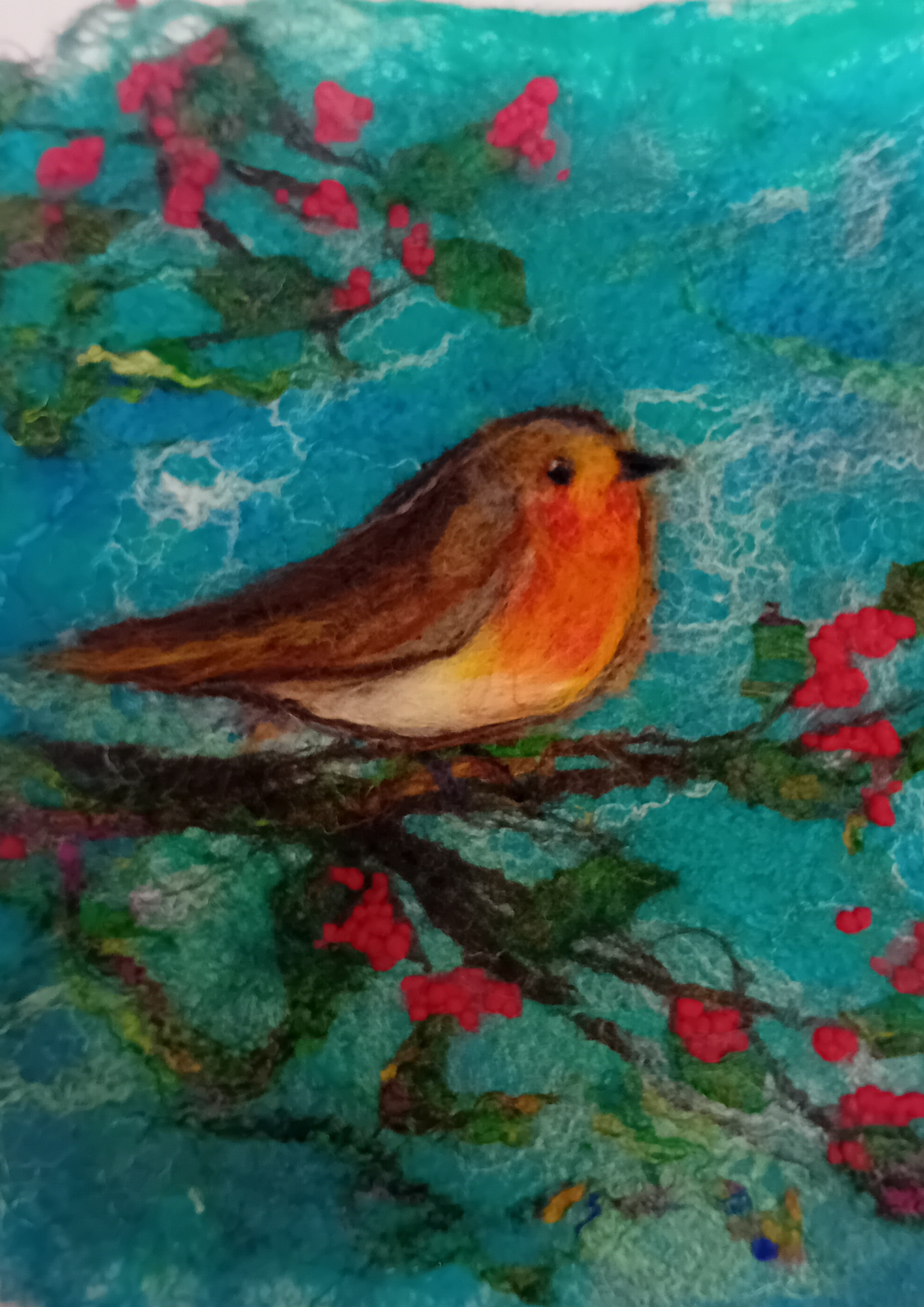 ‘Wee Robin’ Felting Workshop with Textile Artist Andrea Hayes 30/11/24 1.30pm to 4.30pm (TICKET) [Sold Out] product image