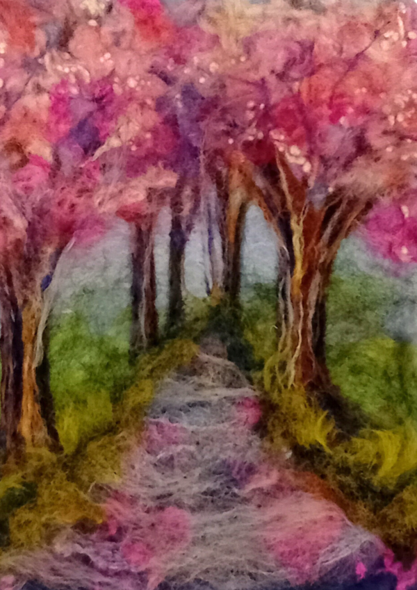 Felting Workshop with Textile Artist Andrea Hayes (Cherry Blossom) 05/04/25  1.30-4.30pm