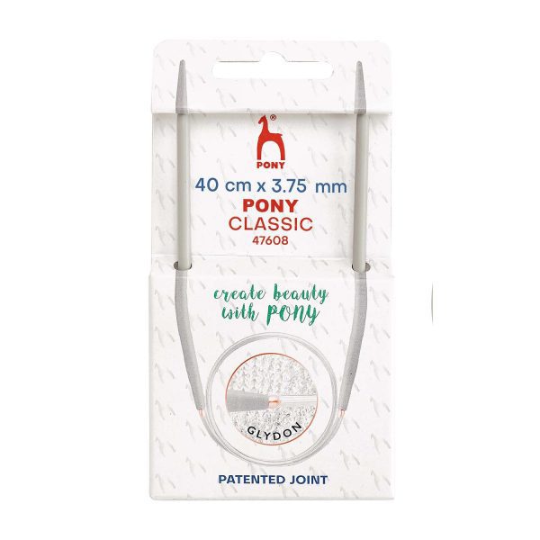 Pony Classic Circular Needles (Fixed) - 40cm