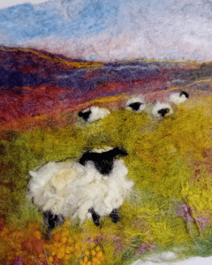 ‘Sheep in Mountains’ Felting Workshop with Textile Artist Andrea Hayes 25/10/25 1.30-4.30pm (TICKET) product image ‘Sheep in Mountains’ Felting Workshop with Textile Artist Andrea Hayes 25/10/25 1.30-4.30pm (TICKET) product image