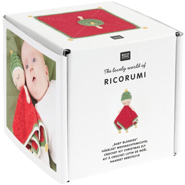 Rico Ricorumi Crochet Baby Blankies Kit - Christmas Elf - Image 2