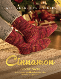 WYS Cinnamon Crochet Socks (free download) product image WYS Cinnamon Crochet Socks (free download) product image