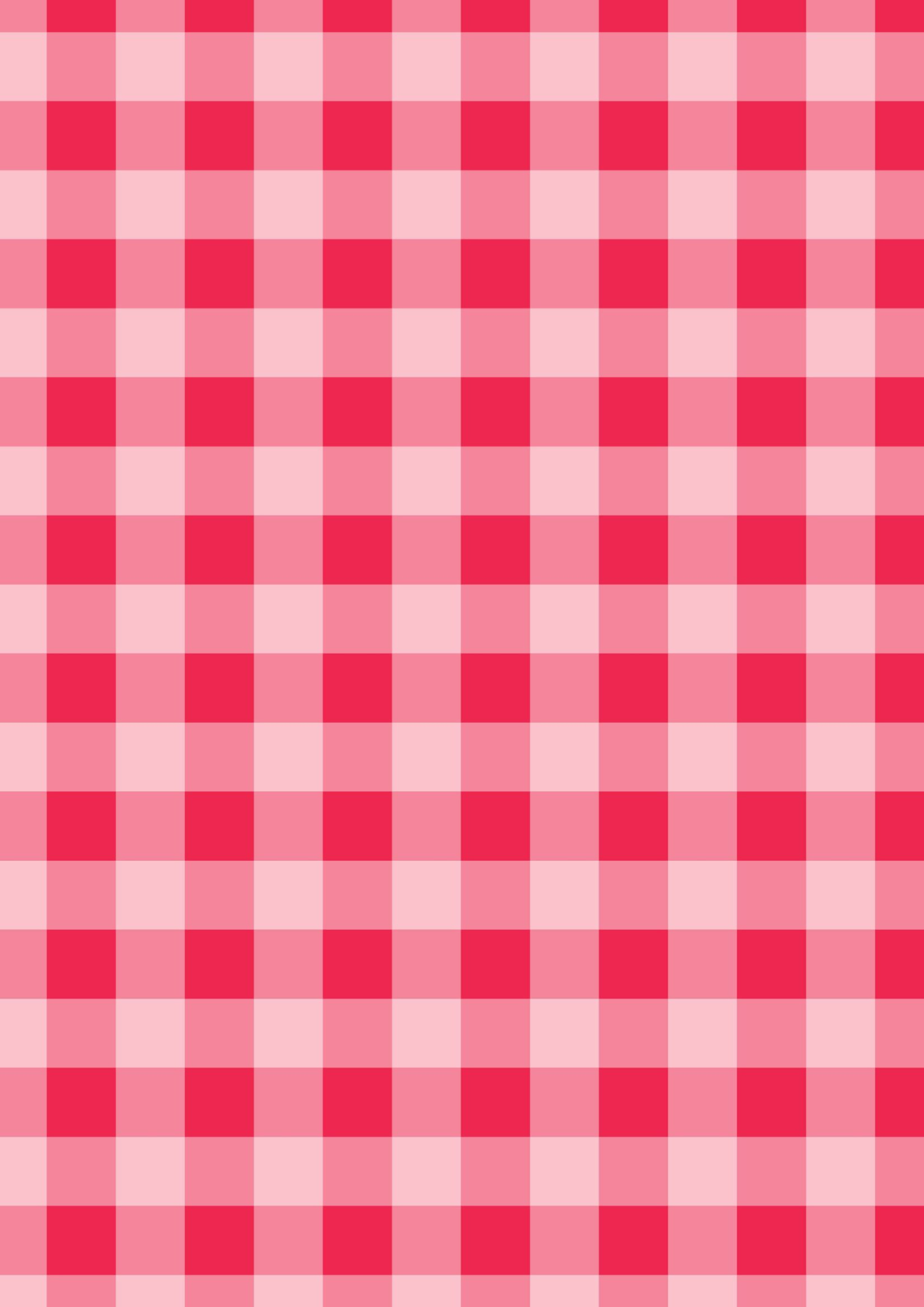 The Crafty Pie – Red & Pink Gingham product image