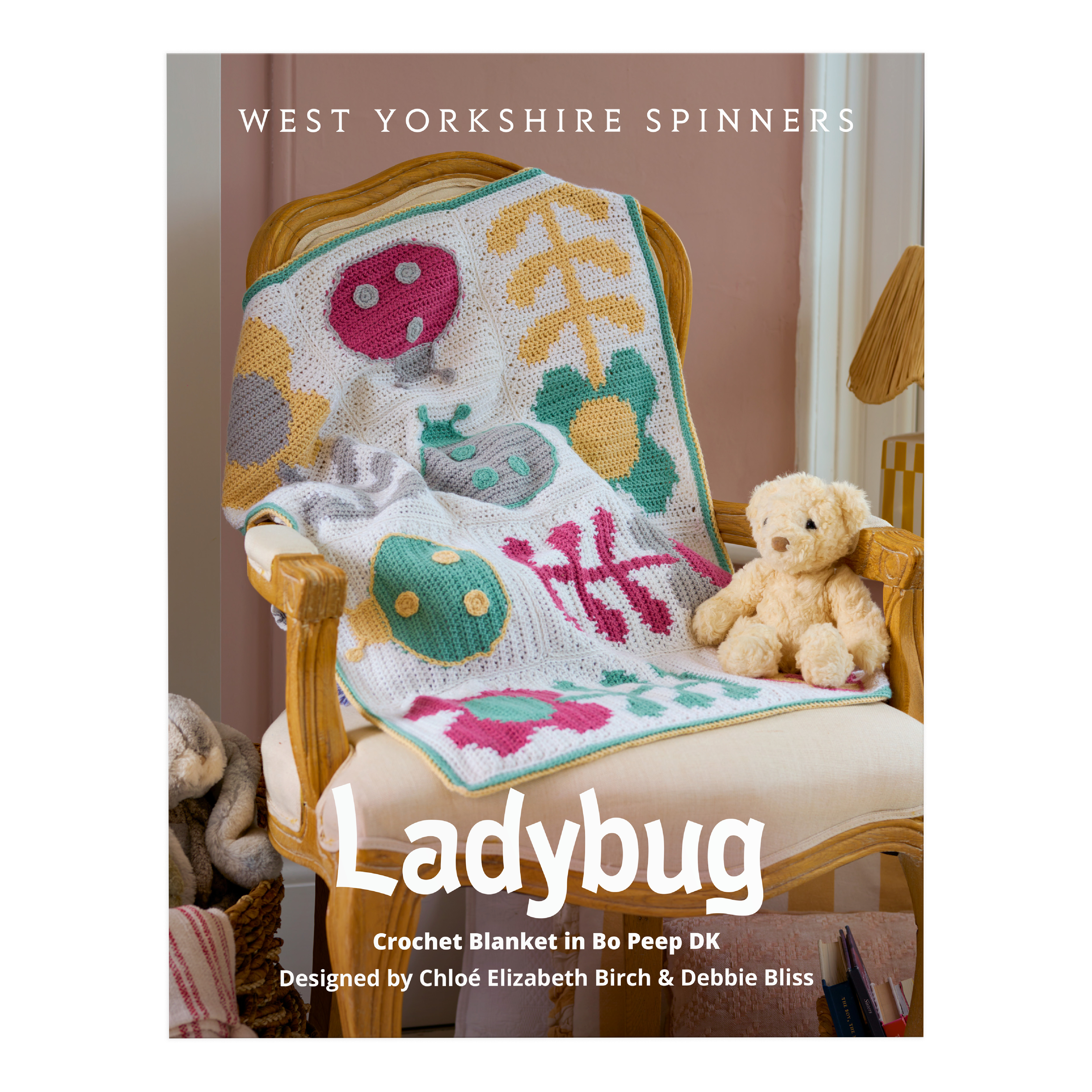 West Yorkshire Spinners Bo Peep DK – Ladybug Crochet Blanket Pattern product image
