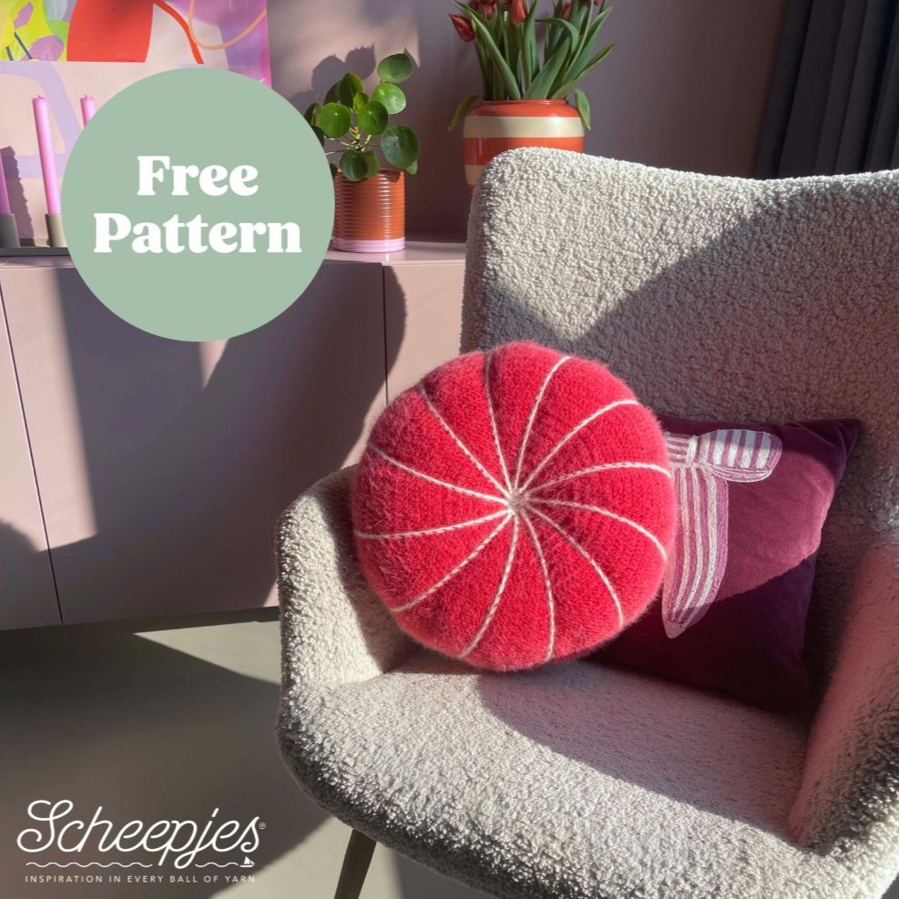 Scheepjes Snowdrift Cushion Crochet Pattern (free download) product image