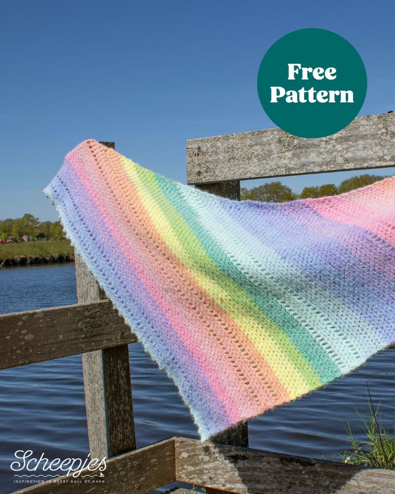 Scheepjes Snow Day Shawl Crochet Pattern (free download) product image