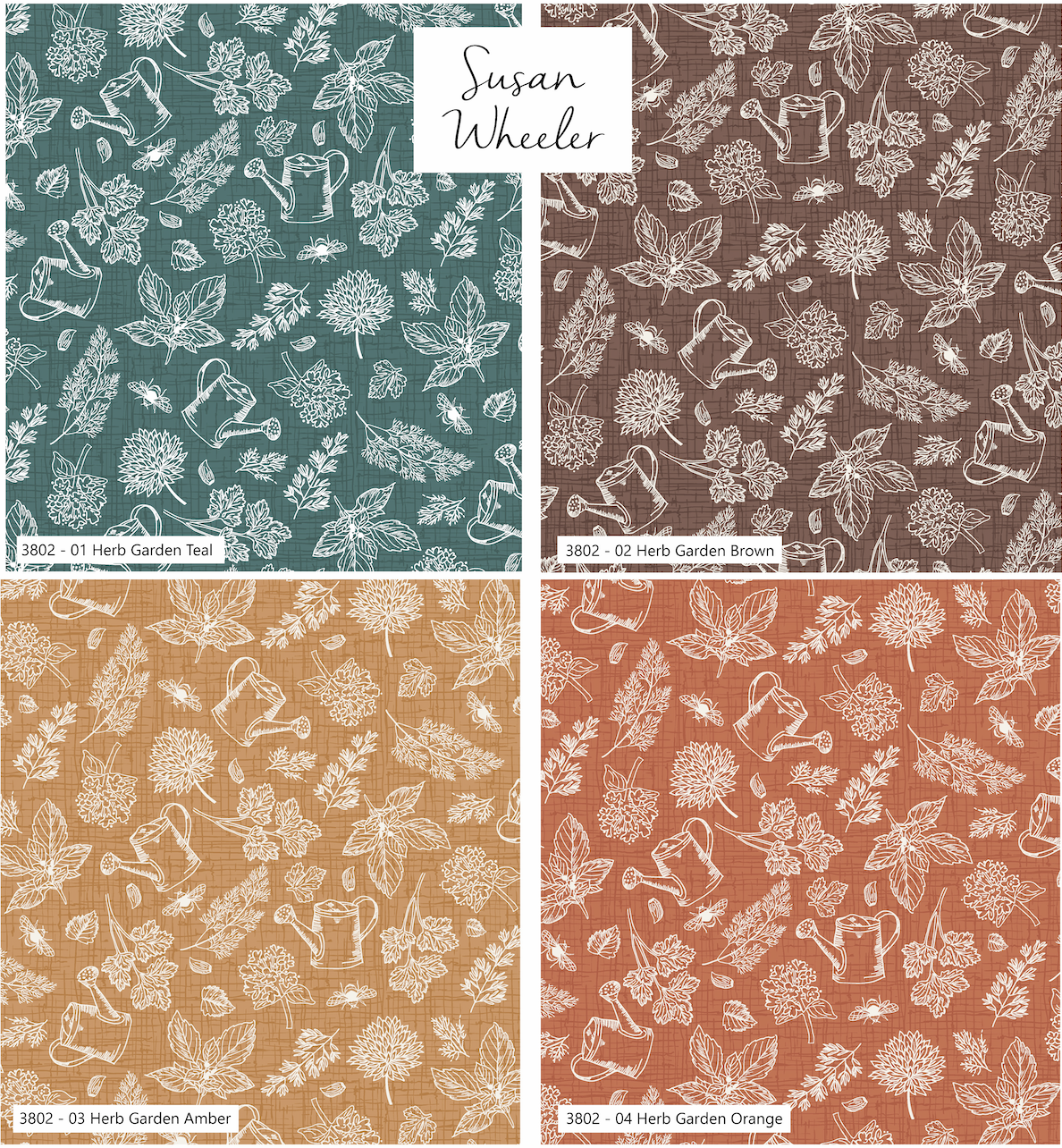 Craft Cotton Company – Herb Garden Fat Quarters product image