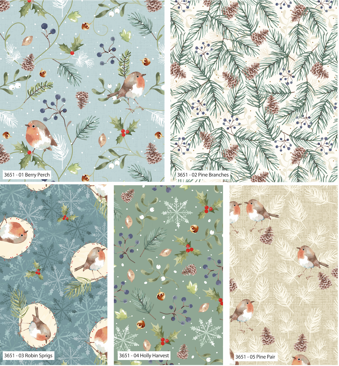 Craft Cotton Company – Feathered Foliage Fat Quarters product image