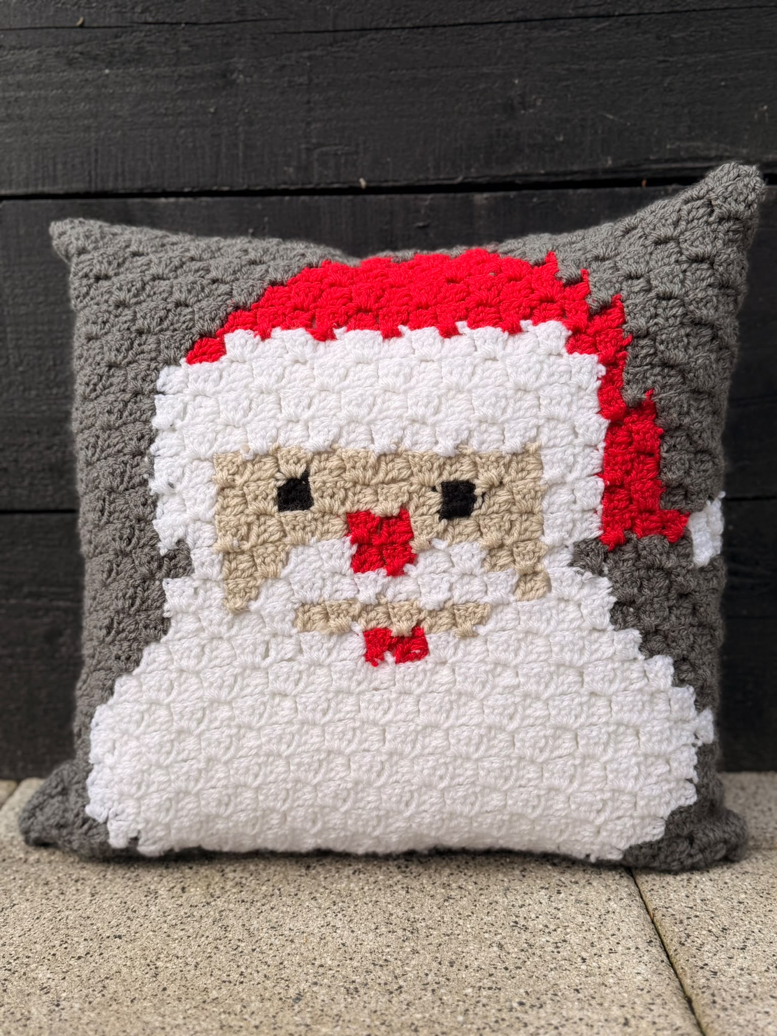 Santa Cushion Corner to Corner Crochet Workshop Saturday 7th & 14th November 2026 10.15am–12.45pm (Ticket) product image